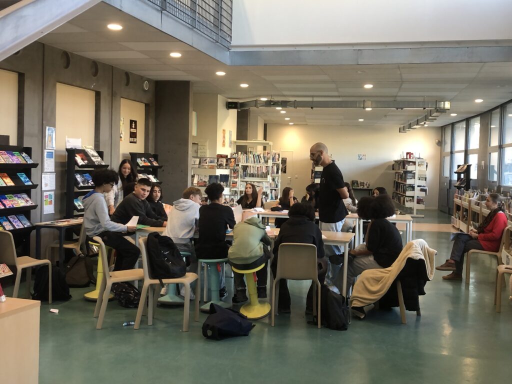 image de Atelier d'écriture avec Mehdi Besnard pour la classe de 2nde prépa