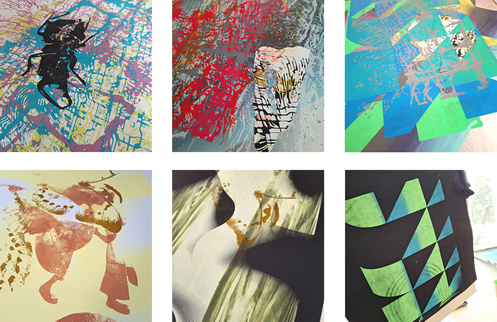 image de Archipels Sonores et sérigraphie avec BrianCougar